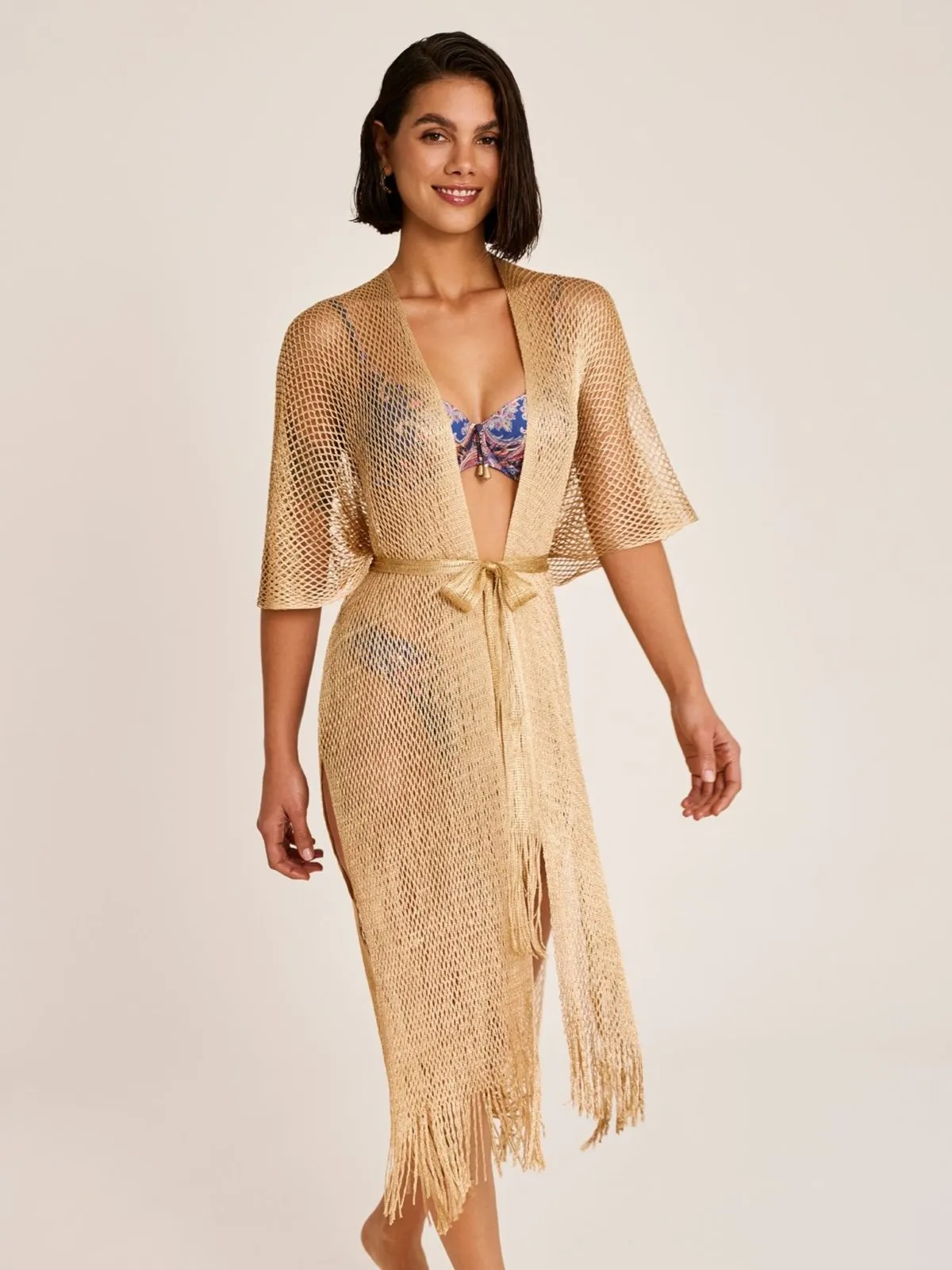 DODATEK PLAŻOWY SELMARK BOHEME BO997 TUNIKA