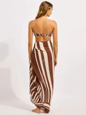 DODATEK PLAŻOWY SEAFOLLY COASTLINE 55539-SG PAREO