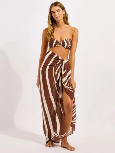 DODATEK PLAŻOWY SEAFOLLY COASTLINE 55539-SG PAREO