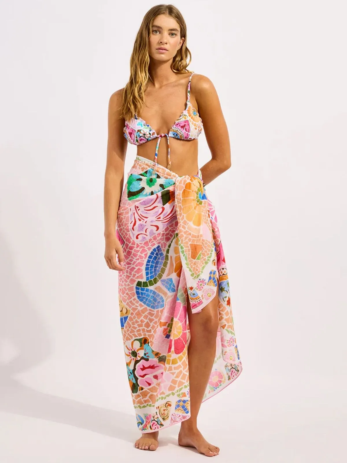 DODATEK PLAŻOWY SEAFOLLY BEACH BOHEME 55718-SG PAREO