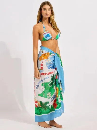 DODATEK PLAŻOWY SEAFOLLY VIVA VACATION 55675-SG PAREO