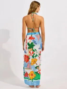 DODATEK PLAŻOWY SEAFOLLY VIVA VACATION 55675-SG PAREO