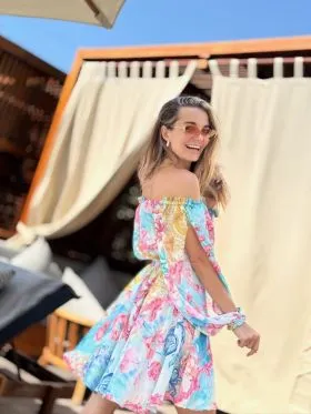 DODATEK PLAŻOWY PAREO&JULIET BARBADOS MARGARITA SHORT SUKIENKA