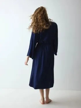 SZLAFROK TRIUMPH AMOURETTE JACQUARD LONG ROBE