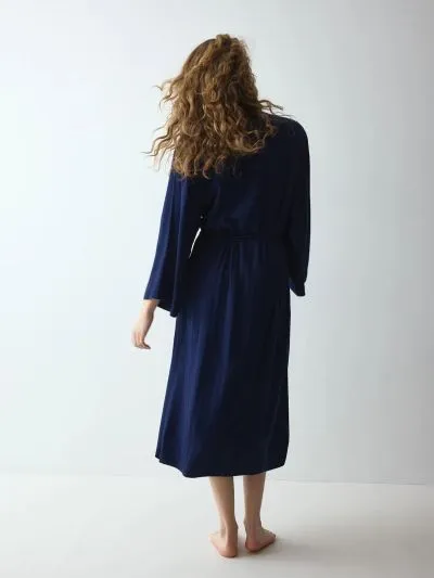 SZLAFROK TRIUMPH AMOURETTE JACQUARD LONG ROBE
