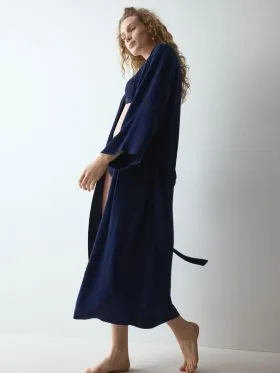 SZLAFROK TRIUMPH AMOURETTE JACQUARD LONG ROBE