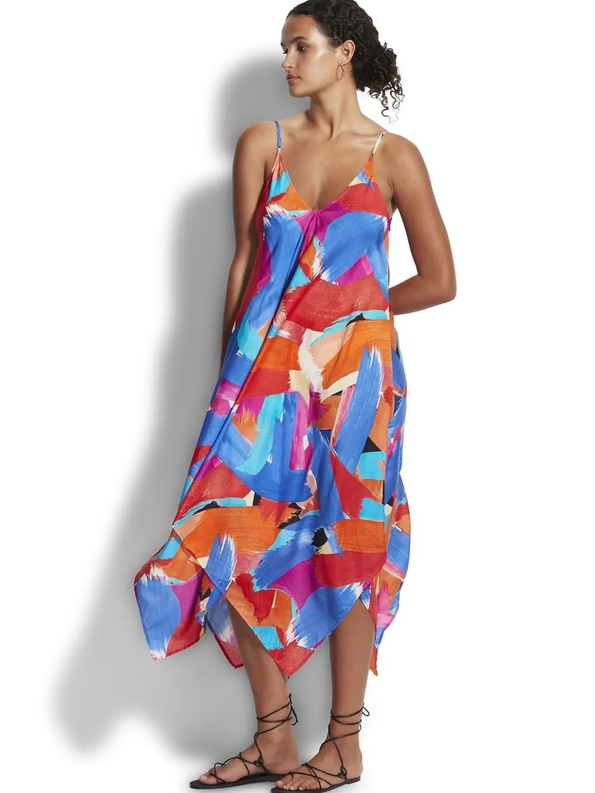 DODATEK PLAŻOWY  SEAFOLLY ARTHOUSE 54670-DR SUKIENKA