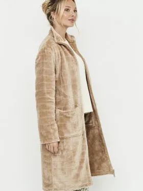 SZLAFROK SELMARK ZIP-UP ROBE PC272