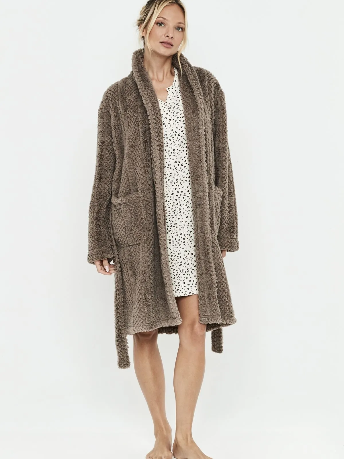 SZLAFROK SELMARK WRAP ROBE PC271