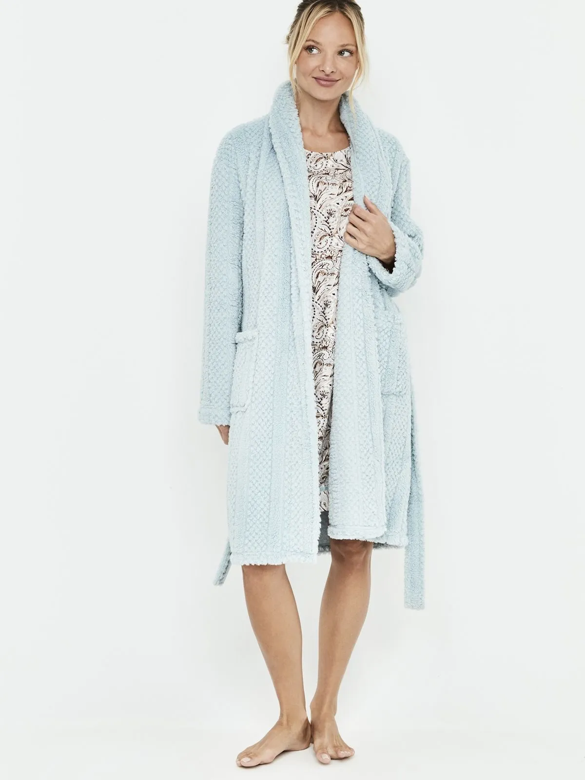 SZLAFROK SELMARK WRAP ROBE PC271