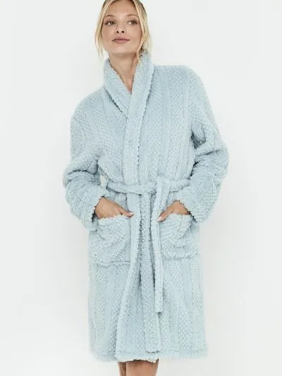 SZLAFROK SELMARK WRAP ROBE PC271
